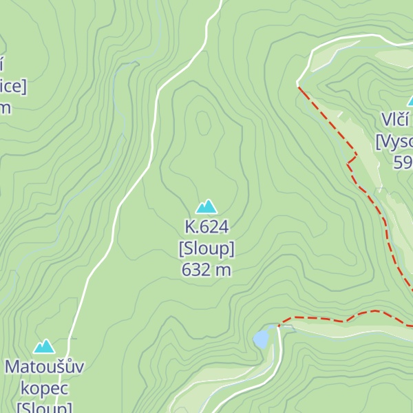 Map of K.624 [Sloup]
