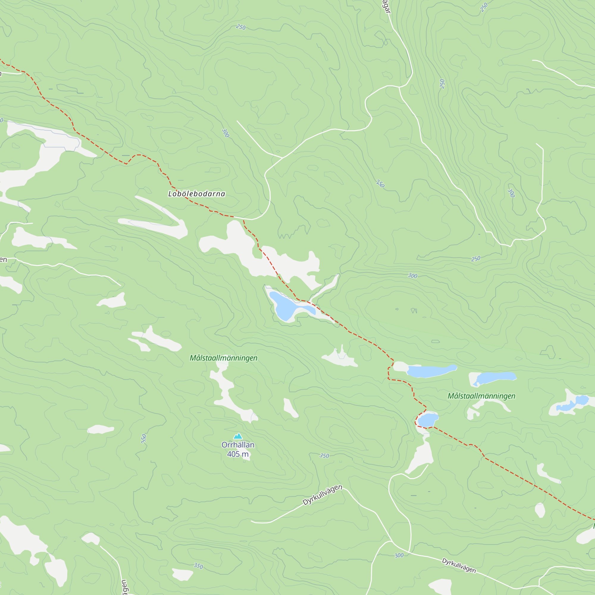 Skiftestjärnsstugan map
