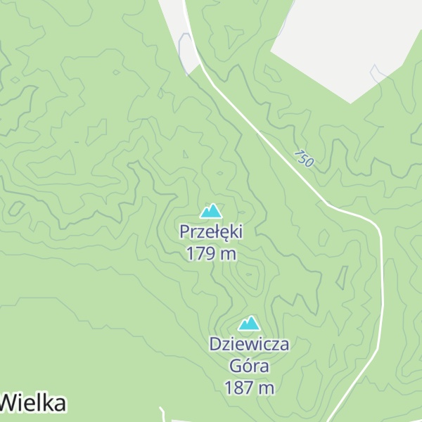 Map of Przełęki