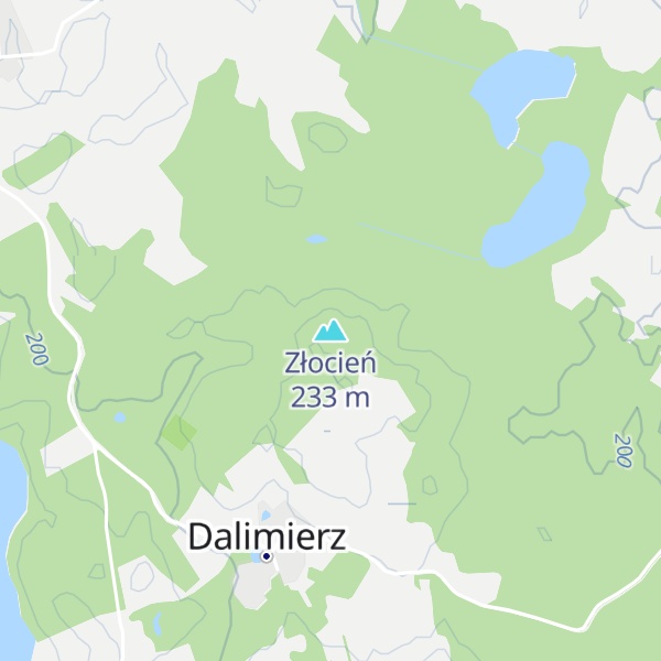 Map of Złocień