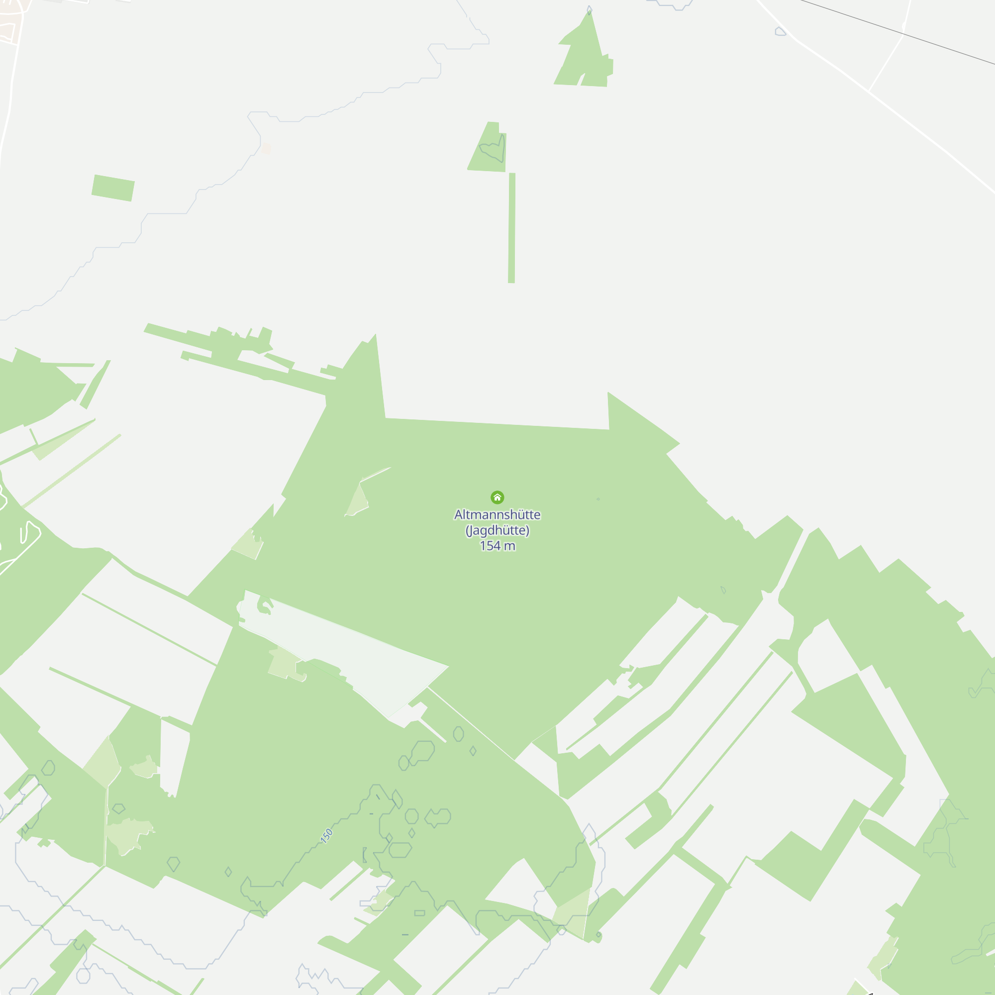 Altmannshütte (Jagdhütte) map