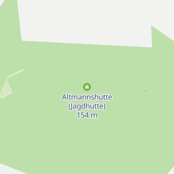 Map of Altmannshütte (Jagdhütte)