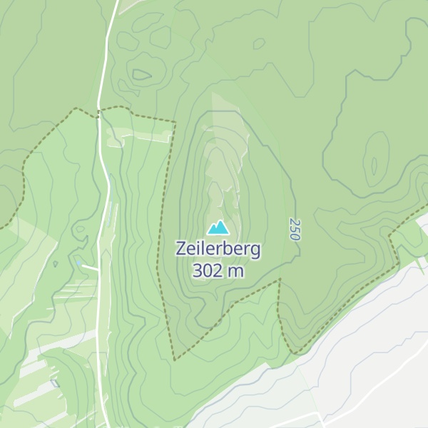 Map of vorbereitete Radarstellung Zeilerberg