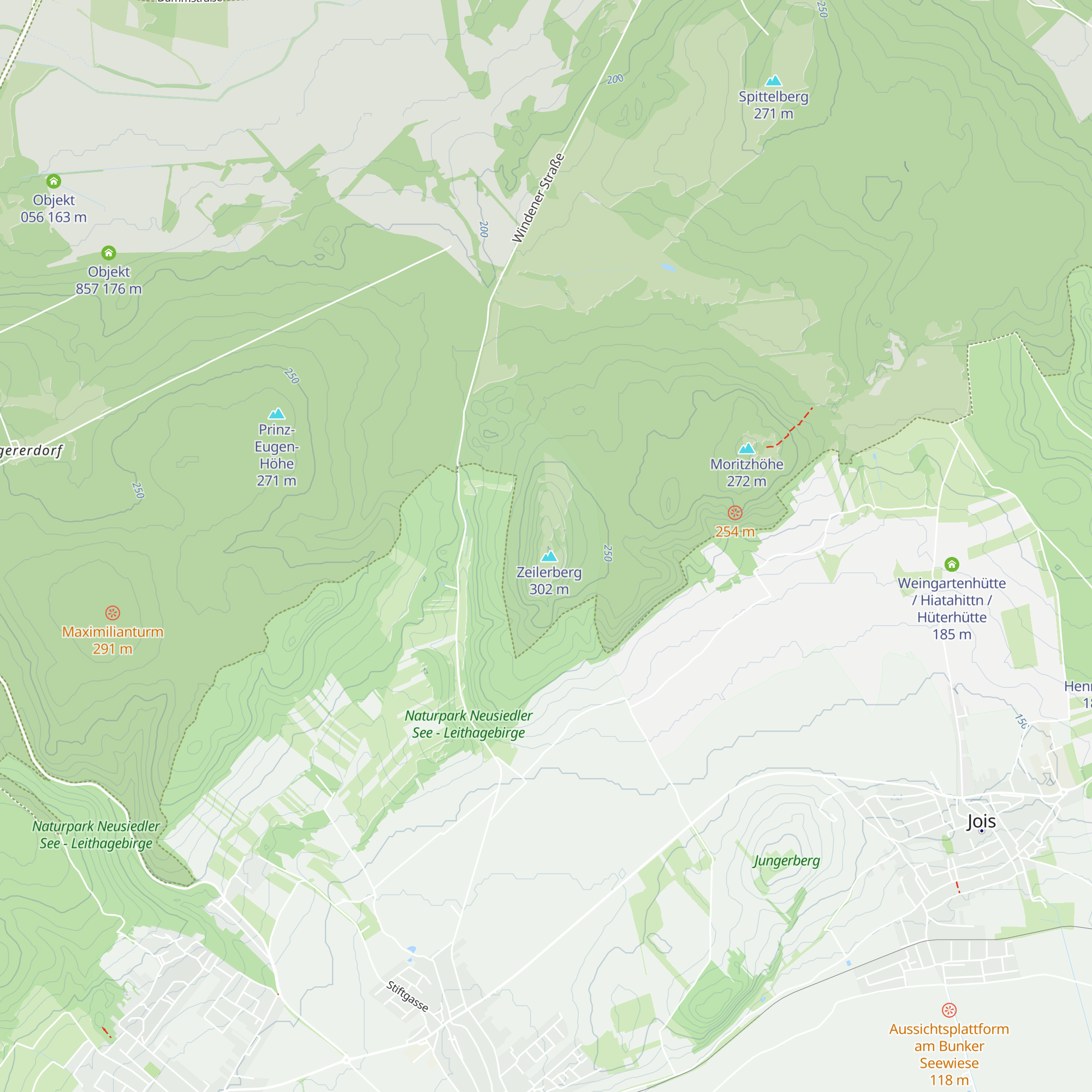 vorbereitete Radarstellung Zeilerberg map