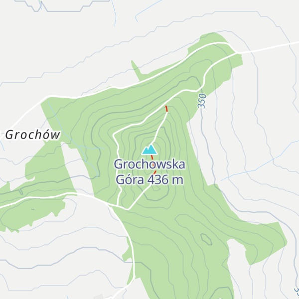 Map of Grochowska Góra