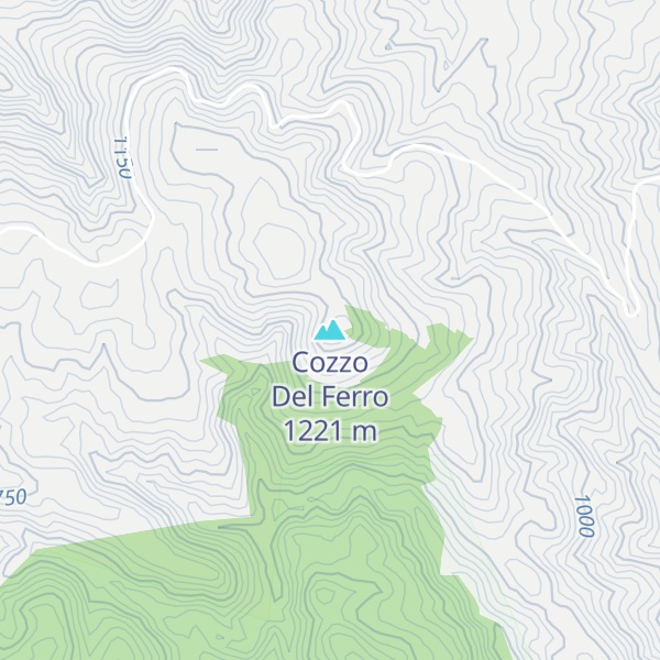 Map of Cozzo Del Ferro