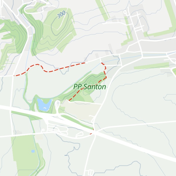 Map of Santon