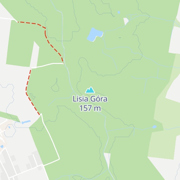 Map of Lisia Góra