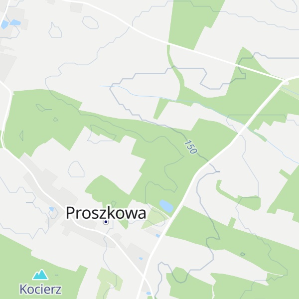Map of Komarza Góra