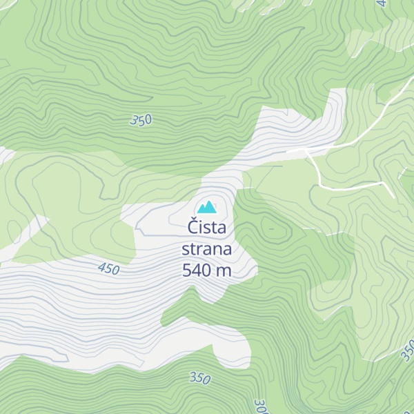 Map of Čista strana