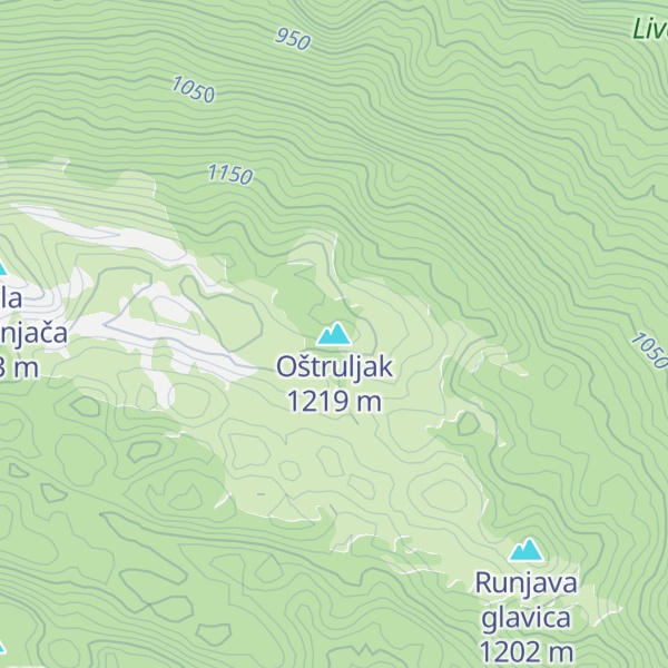 Map of Oštruljak