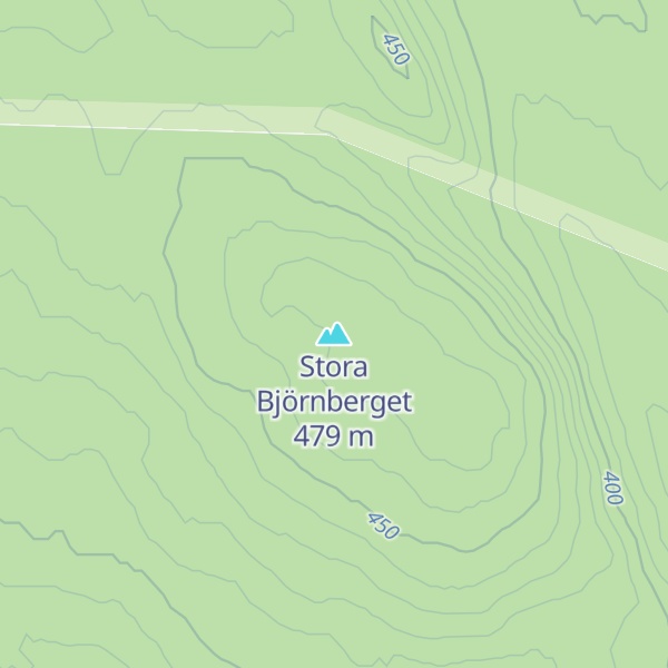 Map of Stora Björnberget