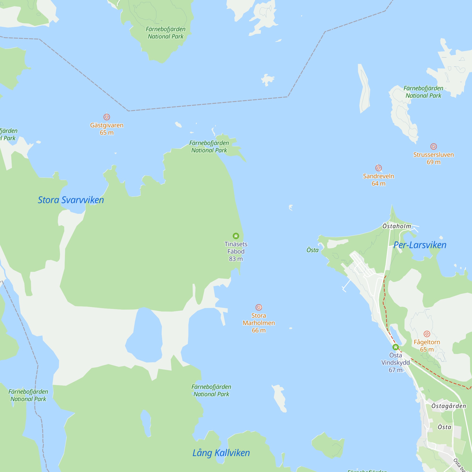 Tinäsets Fäbod map