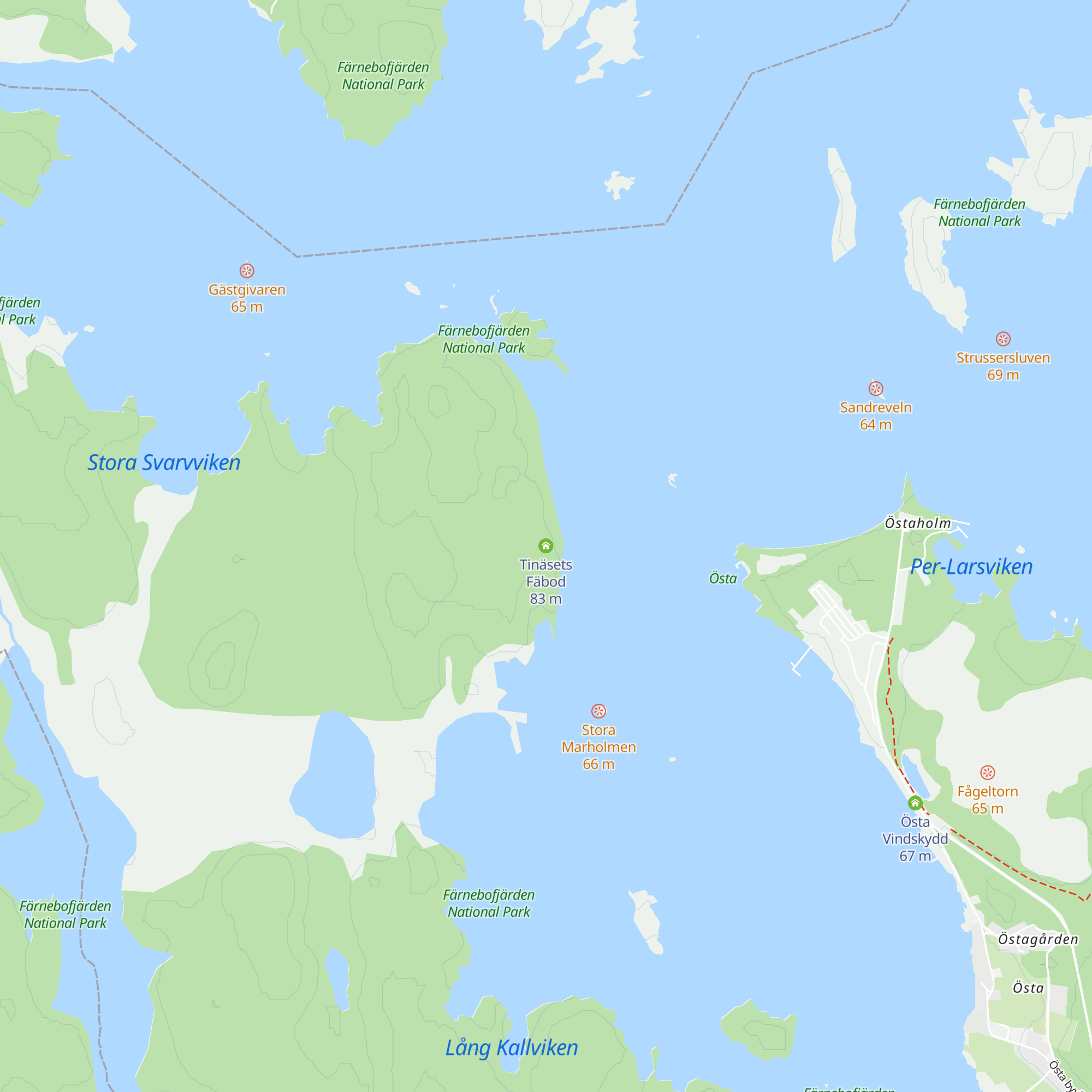 Tinäsets Fäbod map