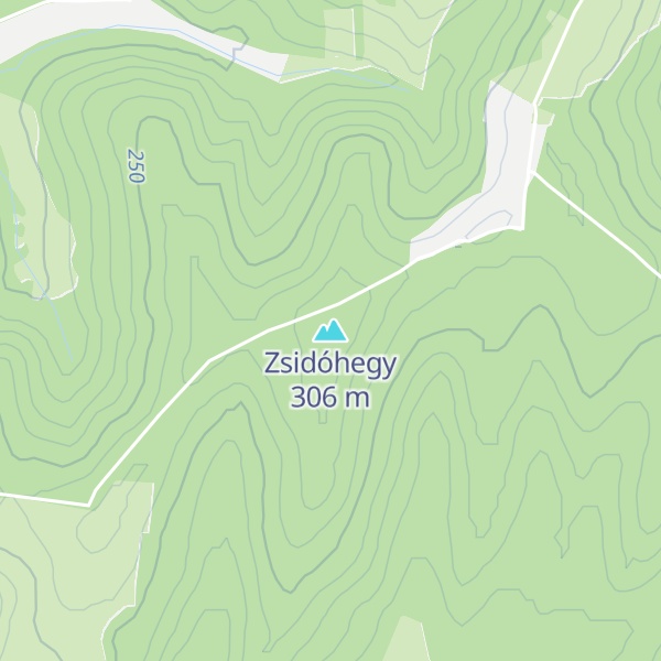 Map of Zsidóhegy