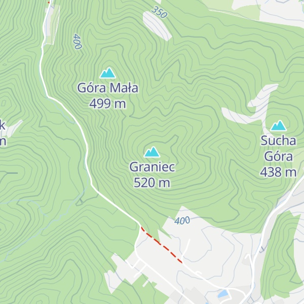 Map of Graniec