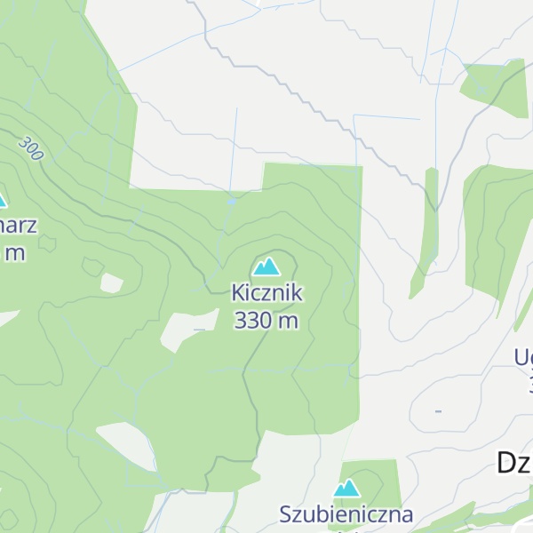 Map of Kicznik