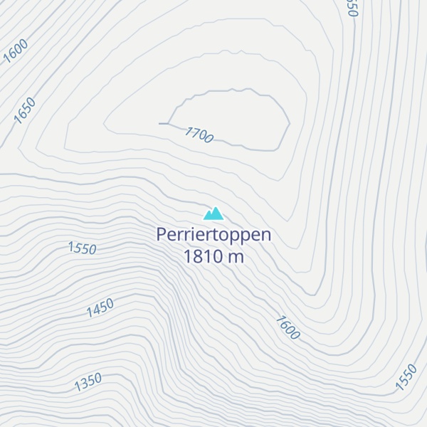 Map of Perriertoppen