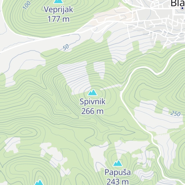 Map of Spivnik