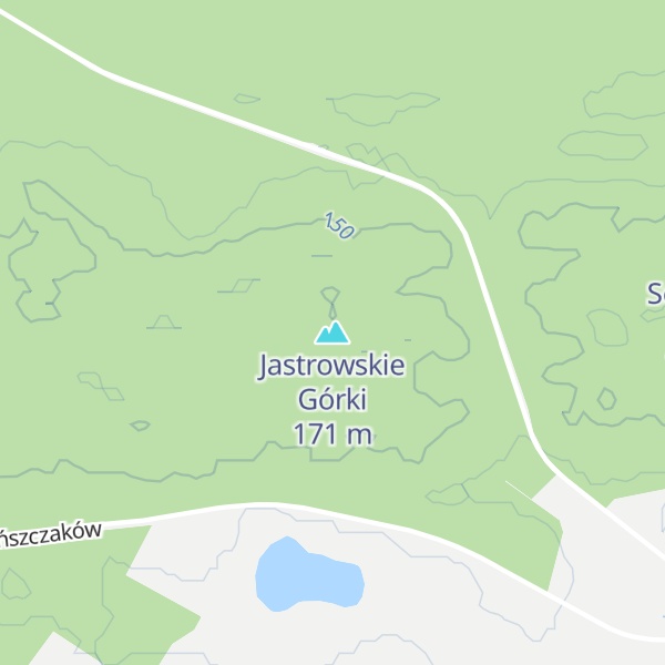 Map of Jastrowskie Górki