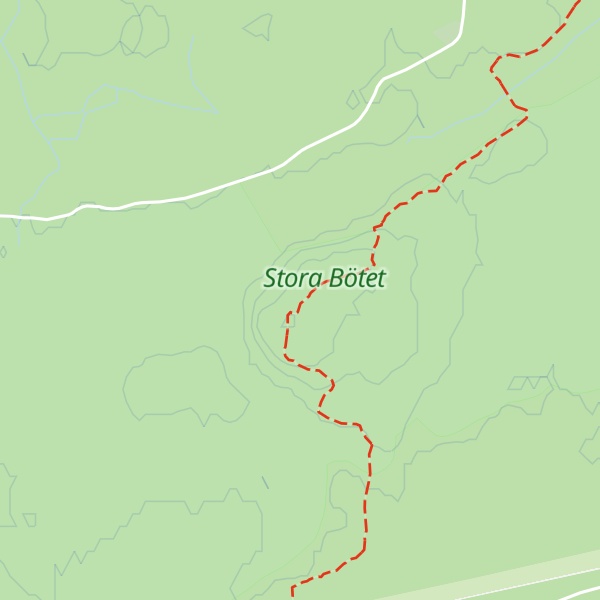 Map of Bötesberget