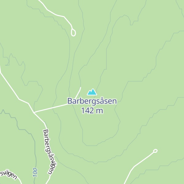 Map of Barbergsåsen