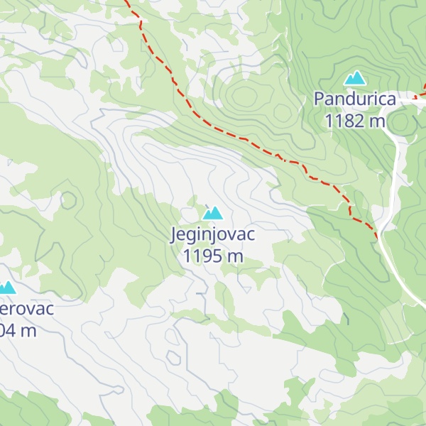 Map of Jeginjovac