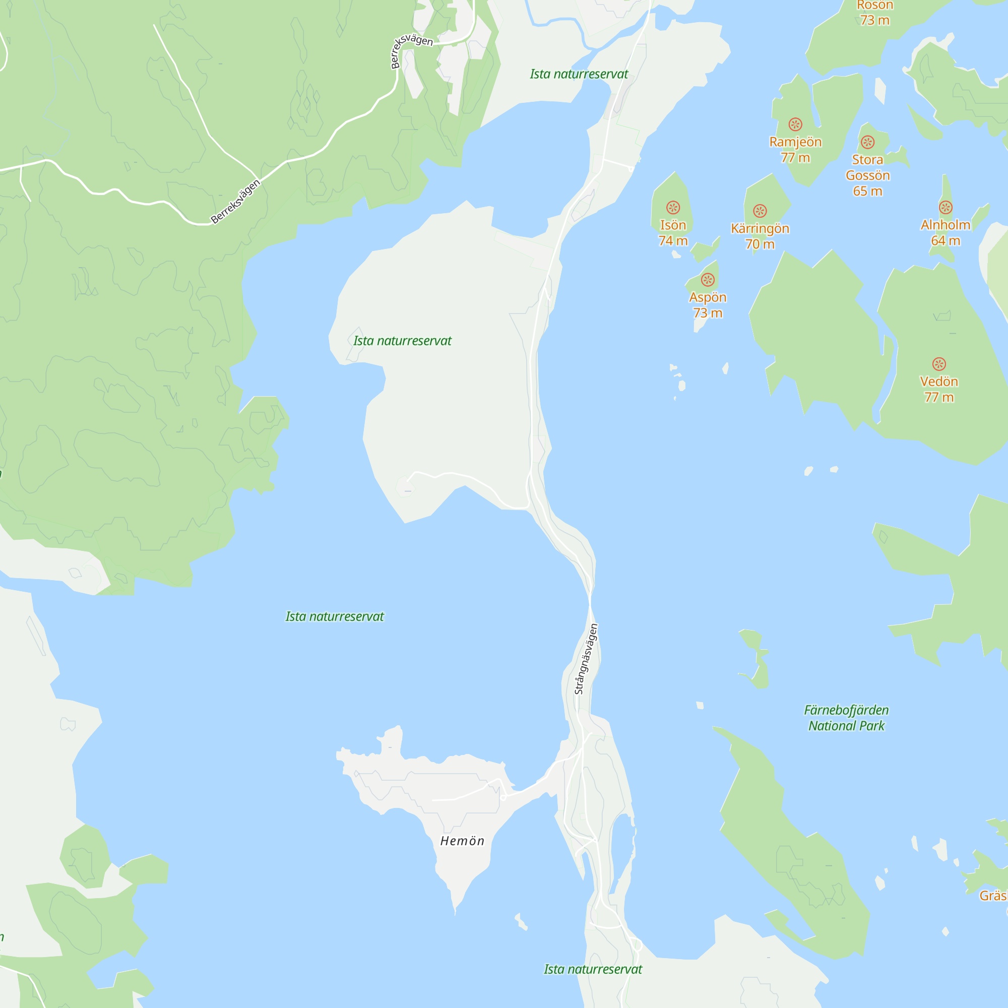 Bäckebo Vindskydd map