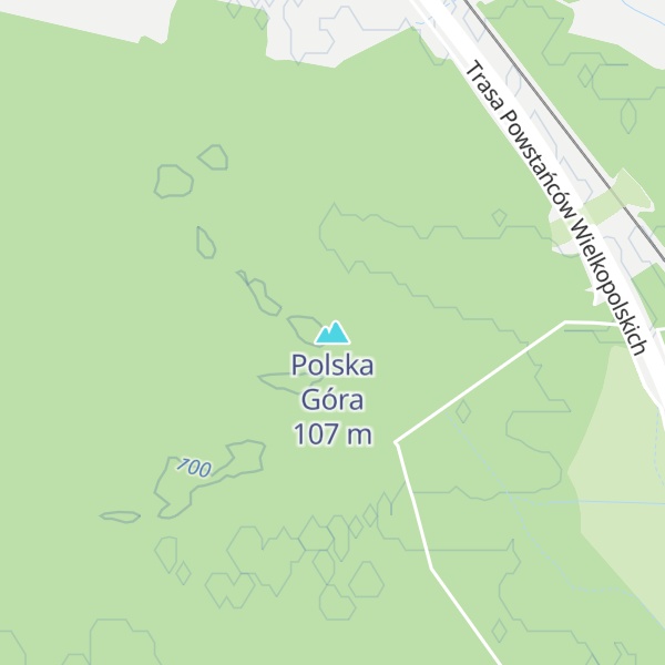 Map of Polska Góra