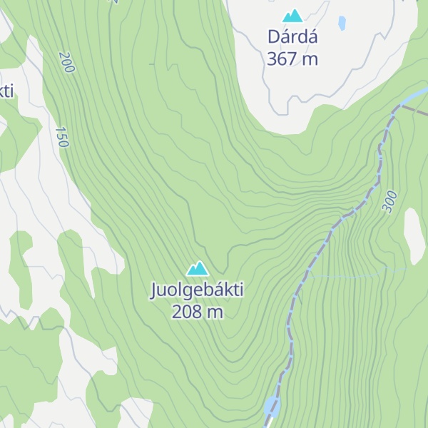 Map of Skáiddinjunni