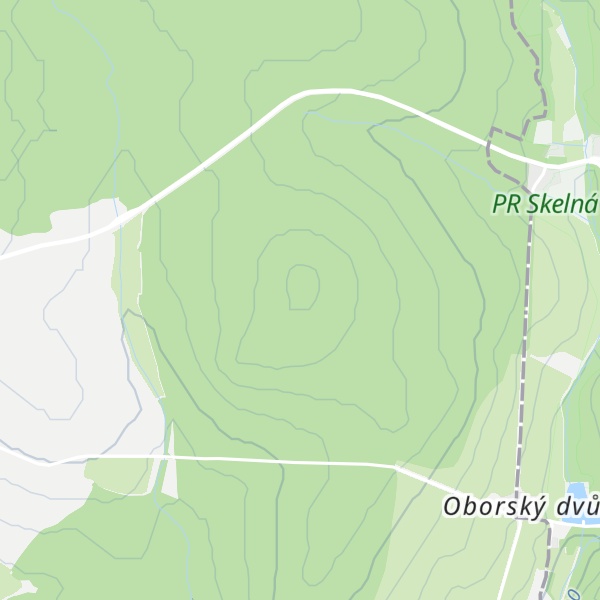 Map of (obora Oborský dvůr)