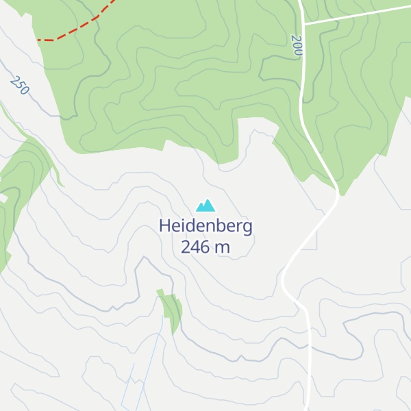 Map of Heidenberg