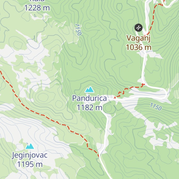 Map of Pandurica