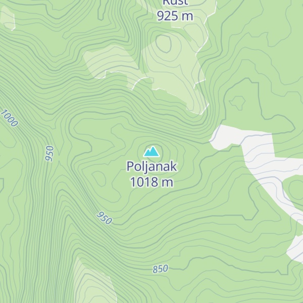 Map of Poljanak