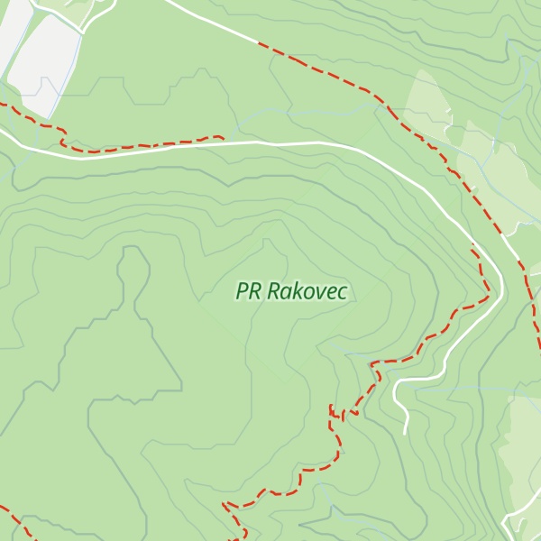 Map of (Rakovecký les NE [Jedovnice])