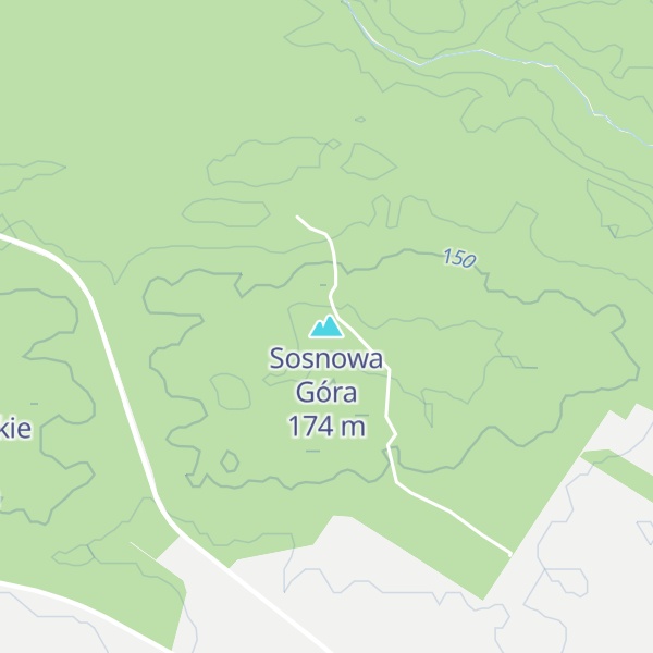 Map of Sosnowa Góra