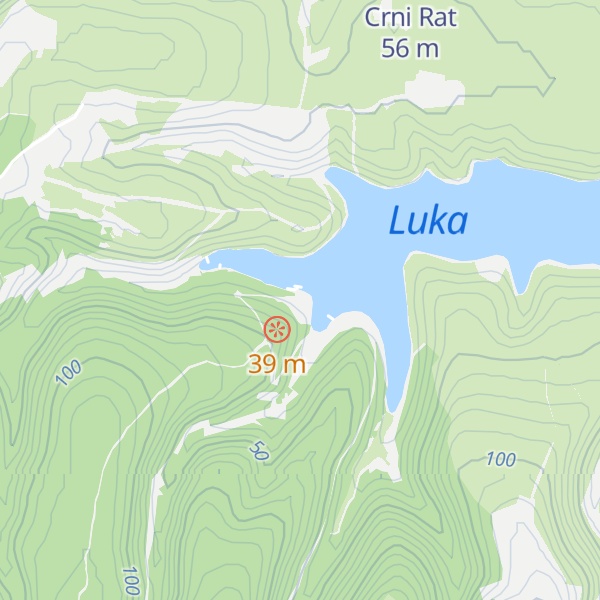 Map of Konoba Pipo