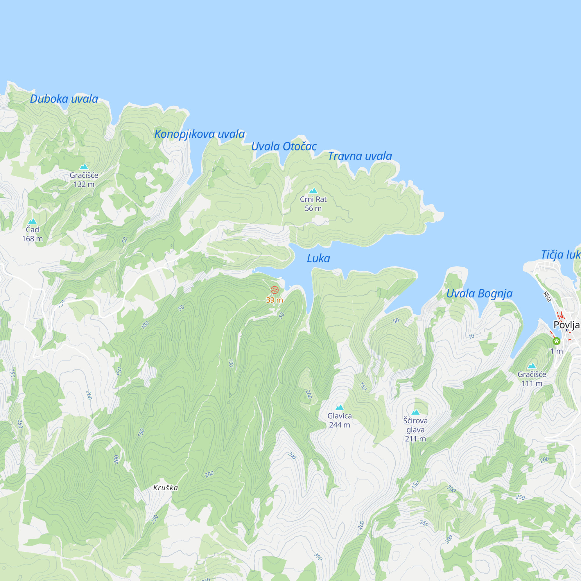 Restaurant Rojen - Rade map