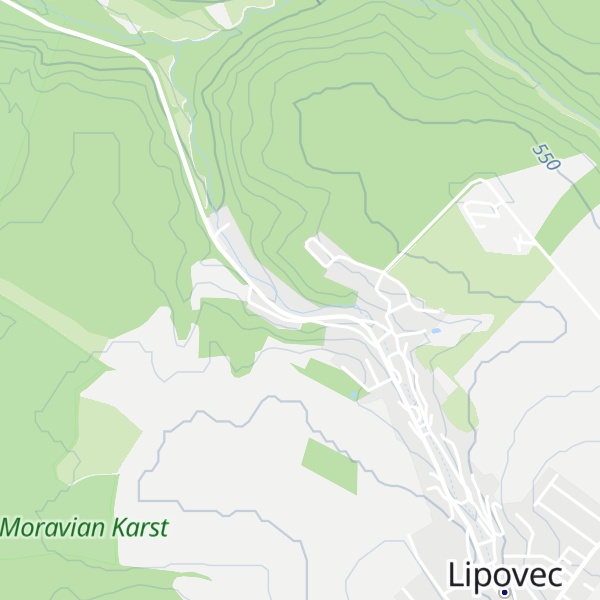Map of Chata Lipovec