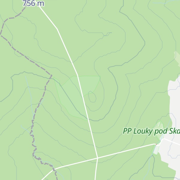 Map of Skály