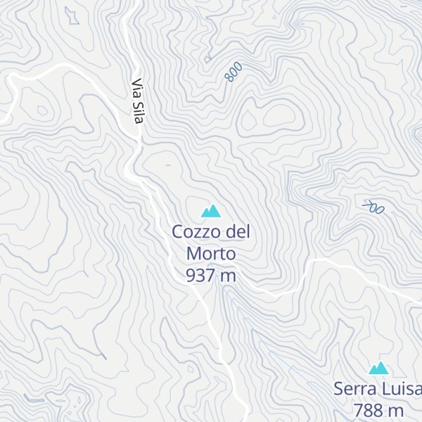 Map of Cozzo del Morto