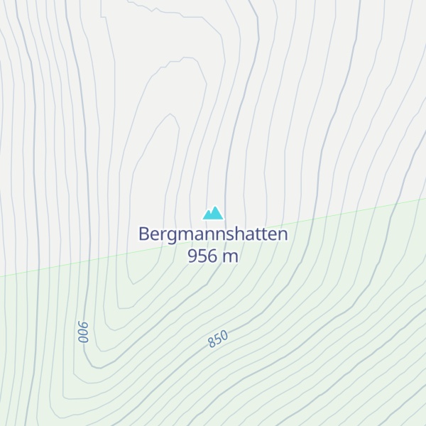 Map of Bergmannshatten