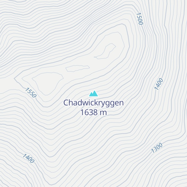 Map of Chadwickryggen