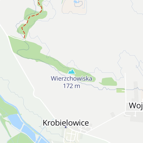 Map of Wierzchowiska