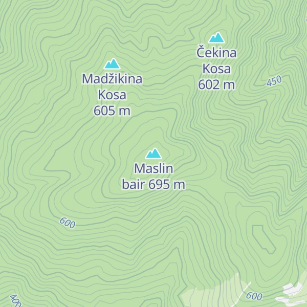 Map of Maslin bair