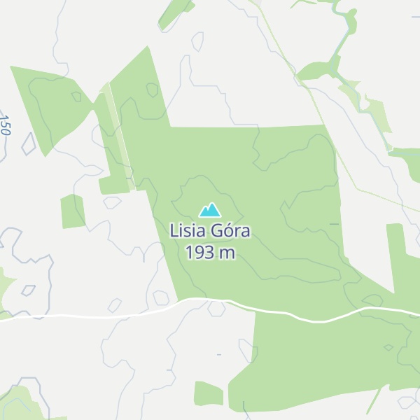 Map of Lisia Góra