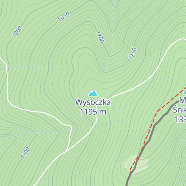 Map of Wysoczka