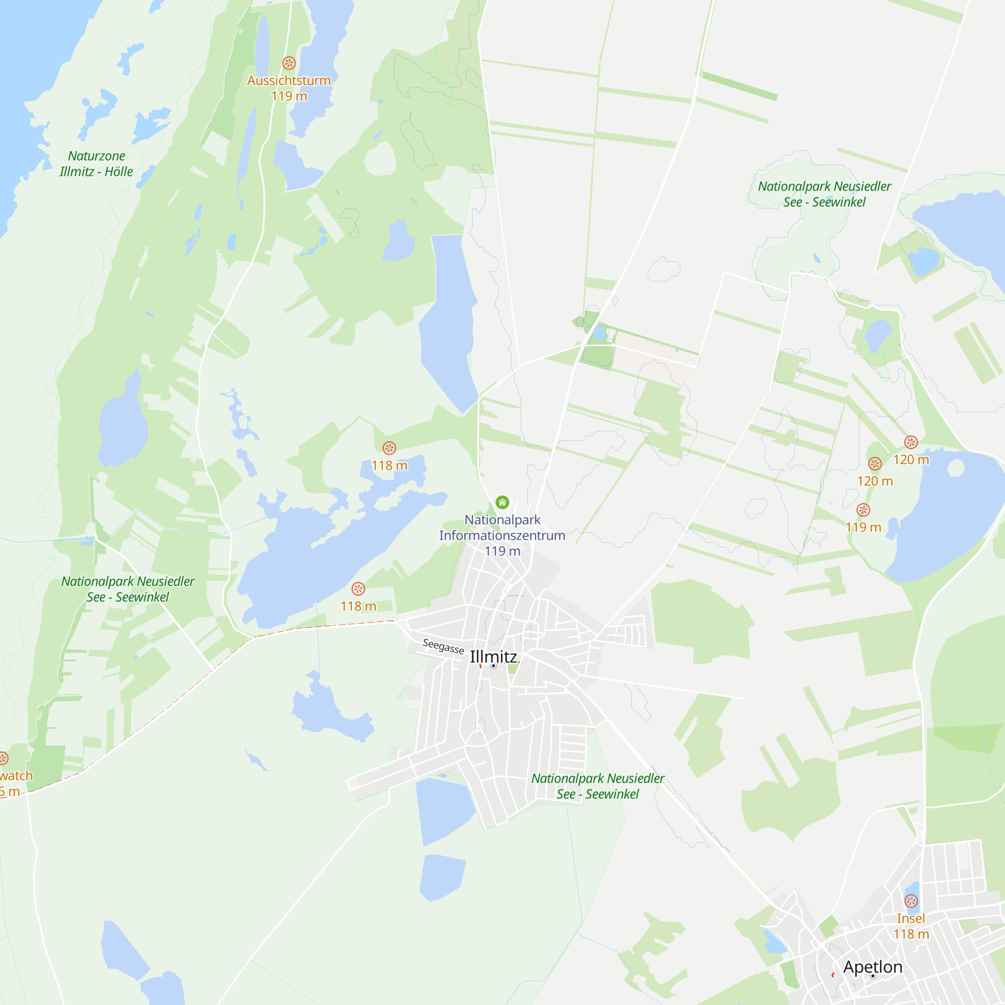 Nationalpark Informationszentrum map