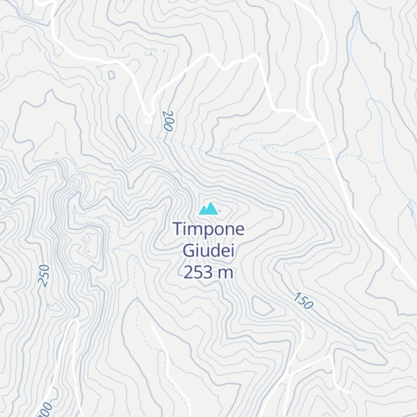 Map of Timpone Giudei