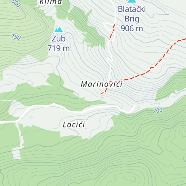 Map of Planinarska kuča Orlovac
